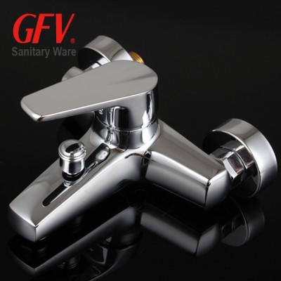 new product in wall polished chrome bathroom shower mixer tap with single lever